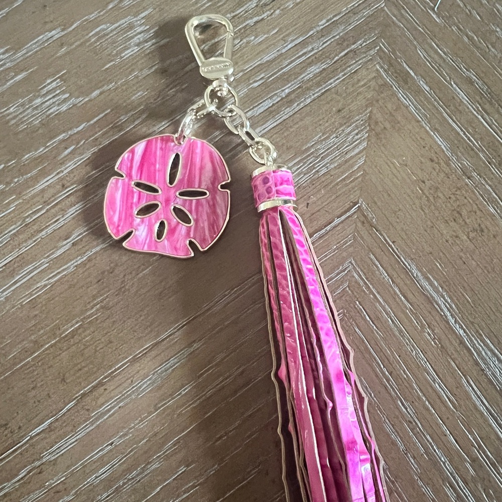 Brahmin Sand Dollar Tassel
